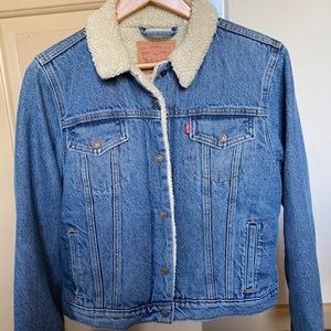 Women Sherpa Lined Jean Jacket LEVIS